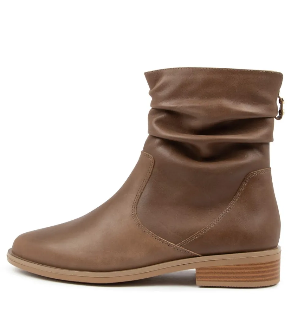 Botas Selma Xf para Mujer - Cuero Suave en Taupe, Cómodas y Elegantes para el Invierno