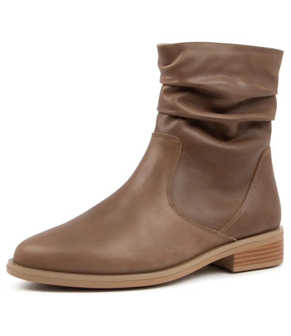 Botas Selma Xf para Mujer - Cuero Suave en Taupe, Cómodas y Elegantes para el Invierno