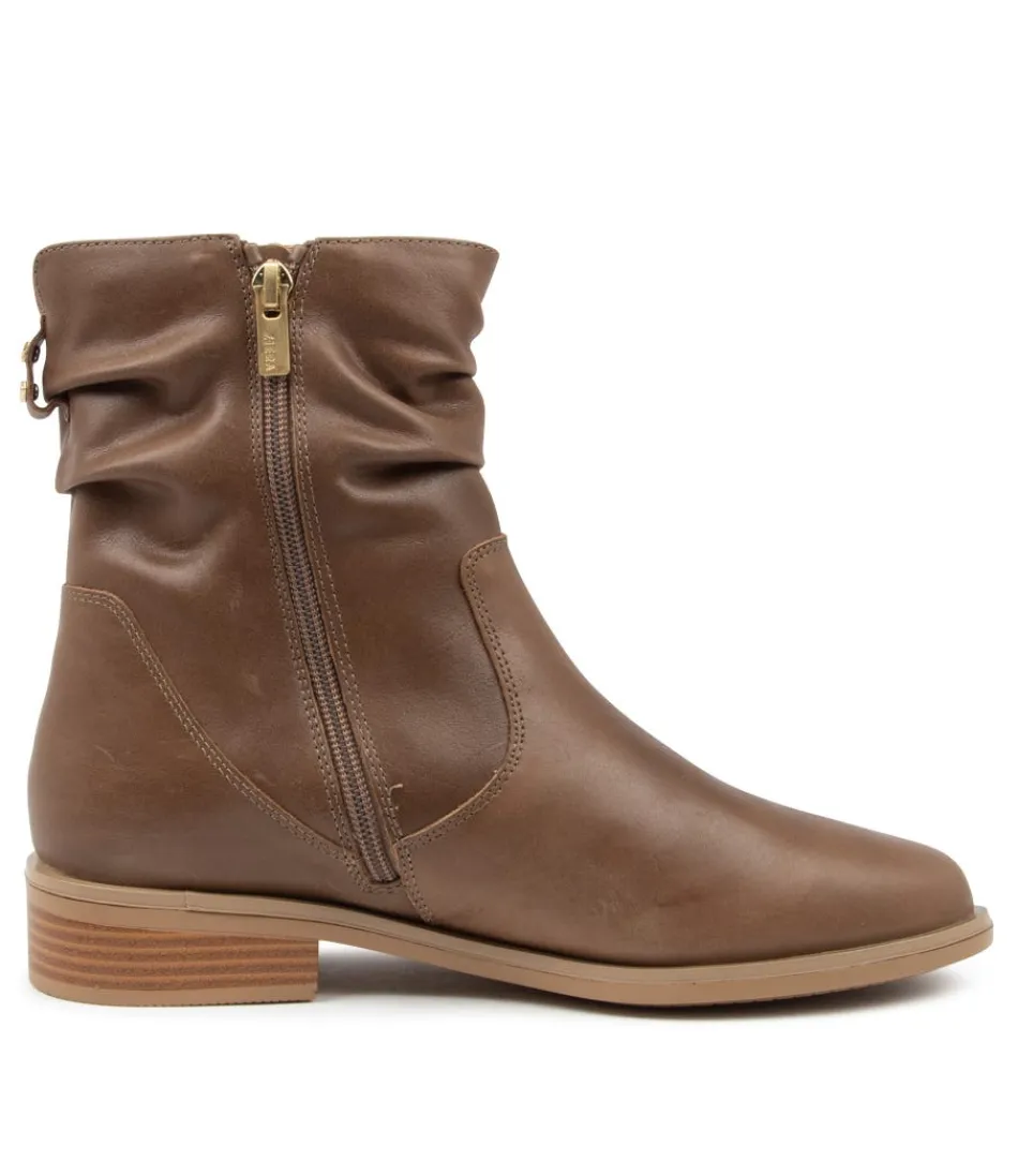 Botas Selma Xf para Mujer - Cuero Suave en Taupe, Cómodas y Elegantes para el Invierno