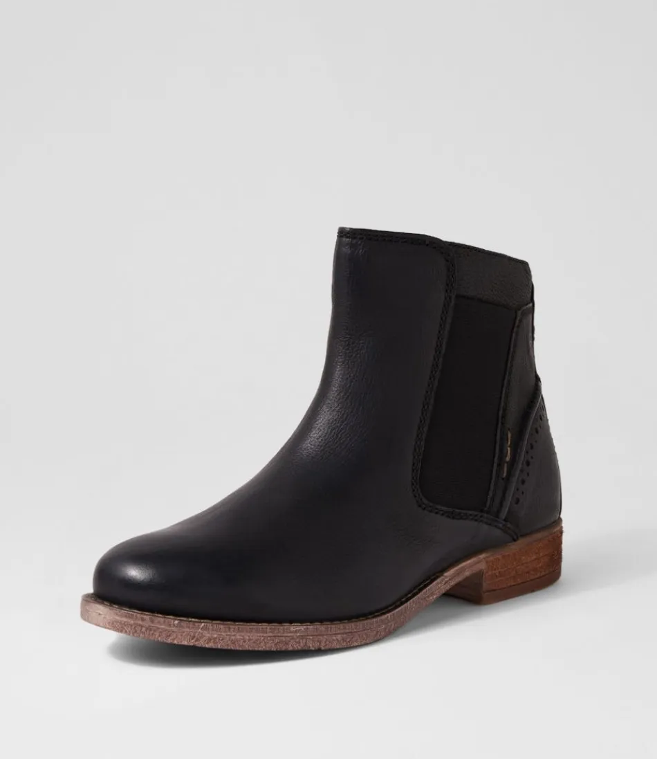 Botas Chelsea Josef Seibel para Mujer - Modelo Sienna Talla 35 en Cuero Negro de Alta Calidad, Diseño Clásico y Ajuste Cómodo