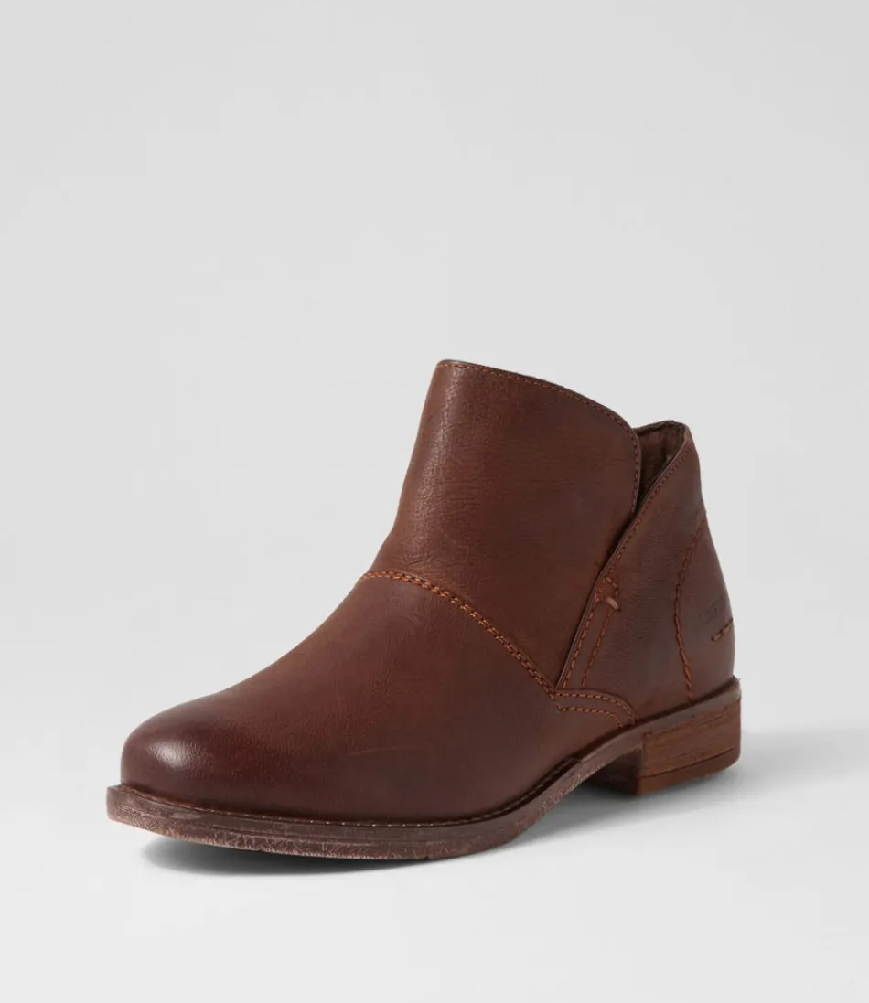 Botas Chelsea Josef Seibel para Mujer - Cuero Camello, Diseño Clásico y Comodidad Duradera (Modelo Sienna 81)