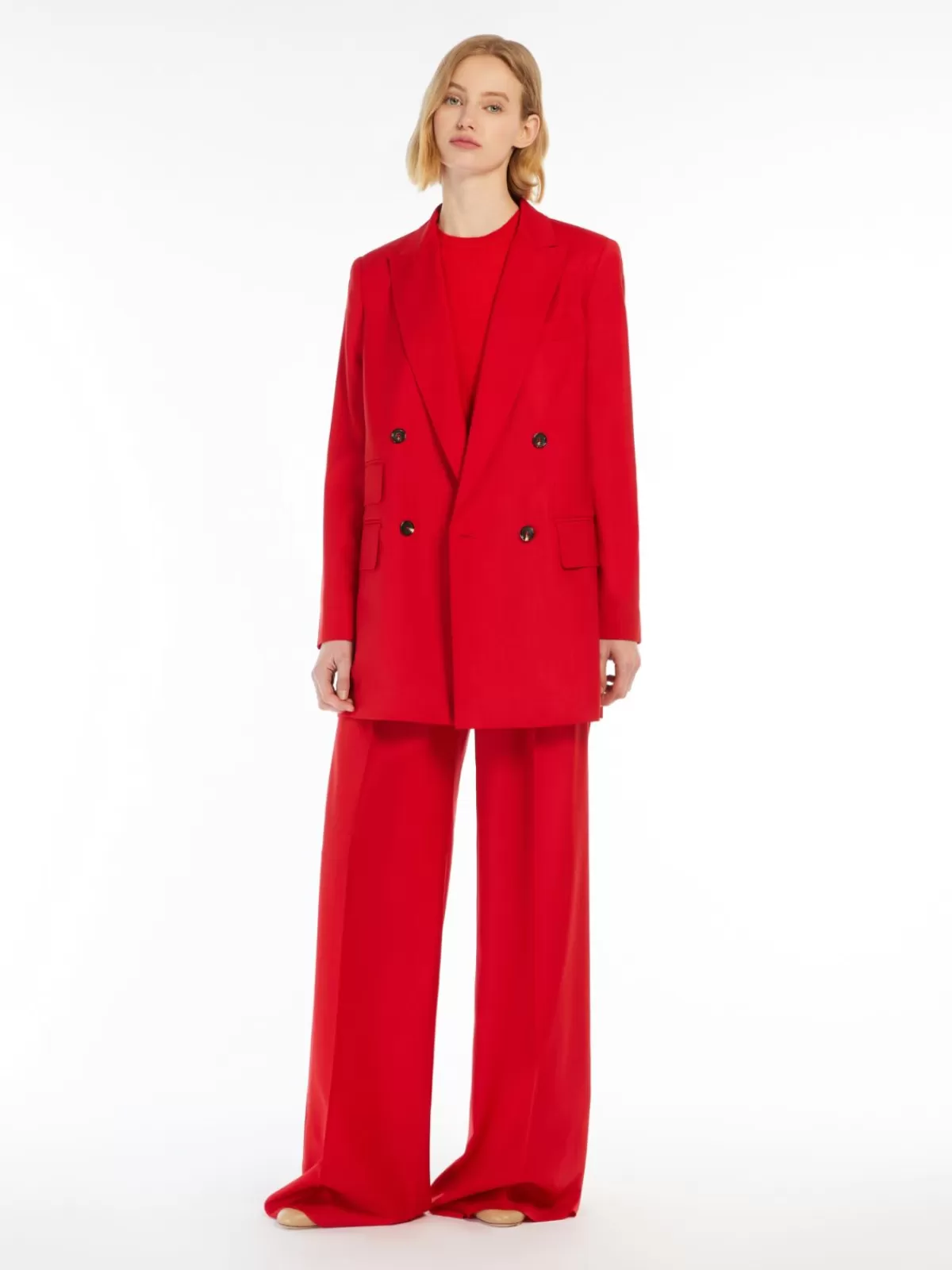Exclusivo suéter Max Mara en seda y cachemir - Tono granate premium