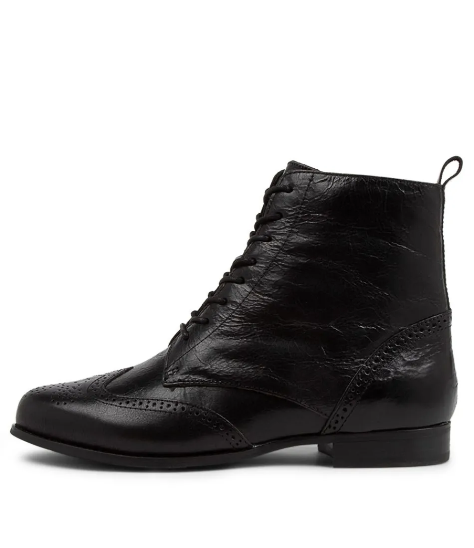 Botas Tobilleras Thron Xf de Cuero Negro - ZIERA para Mujer | Estilo Versátil con Diseño Ergonómico y Suela Antideslizante, Calzado Casual de Larga Duración en Tono Ébano