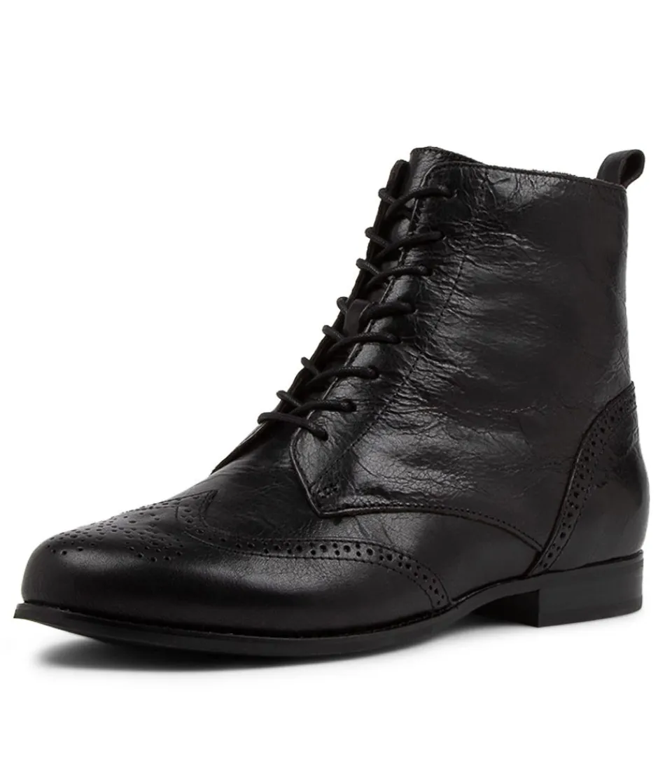 Botas Tobilleras Thron Xf de Cuero Negro - ZIERA para Mujer | Estilo Versátil con Diseño Ergonómico y Suela Antideslizante, Calzado Casual de Larga Duración en Tono Ébano