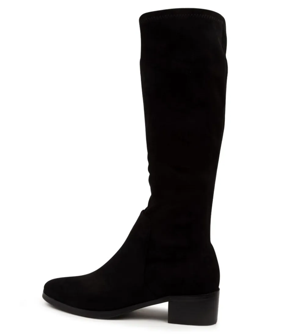 Botas DJANGO & JULIETTE para Mujer - Modelo Timothie en Ébano, Ajuste Elástico y Estilo Urbano