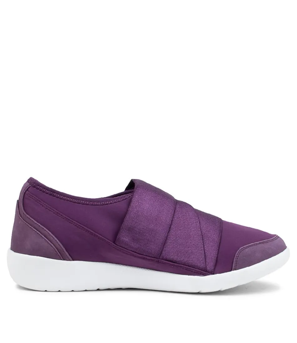 Zapatillas Urbanas ZIERA para Mujer: Neopreno Morado, Estilo Moderno y Calzado Cómodo para Caminatas Sin Cansancio