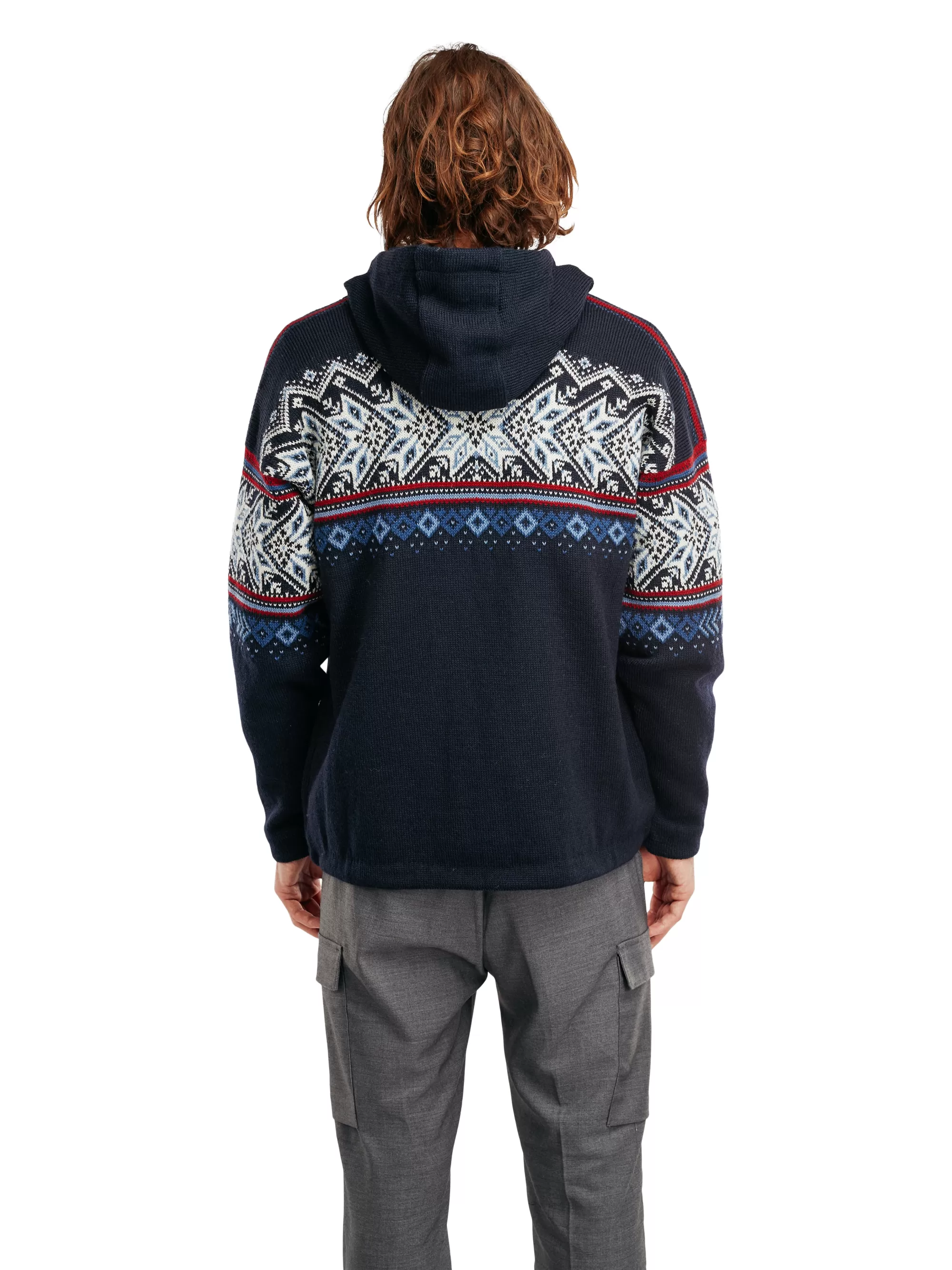 Sudadera con capucha Dale of Norway para hombre - Colección Vail en lana noruega impermeable