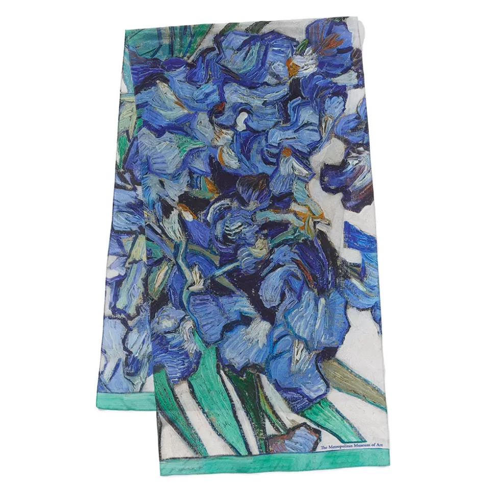 Bufanda Rectangular de Seda Van Gogh - Lirios del Museo Metropolitano Edición Especial
