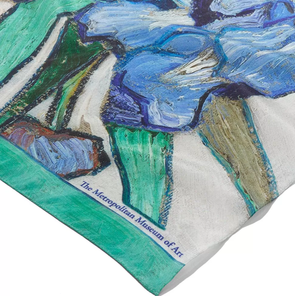 Bufanda Rectangular de Seda Van Gogh - Lirios del Museo Metropolitano Edición Especial