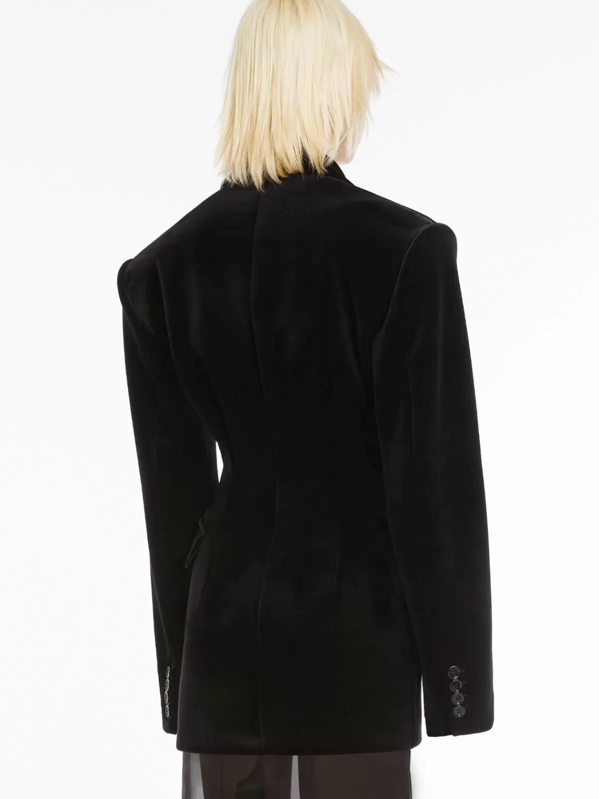 Chaqueta elegante de terciopelo negro Max Mara - Diseño clásico para looks sofisticados