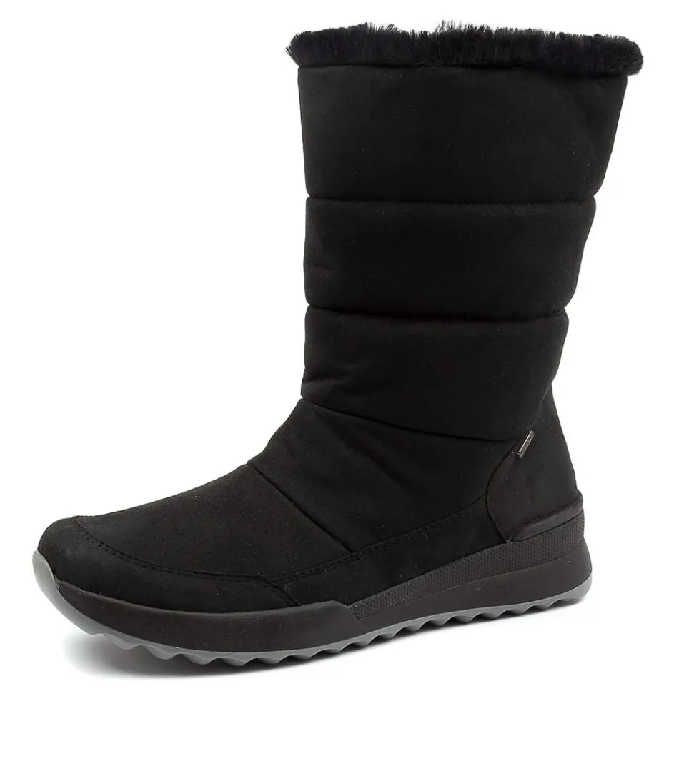 Botas ROMIKA Victoria 21 para Mujer - Negro Ébano con Estilo Casual y Ajuste Perfecto
