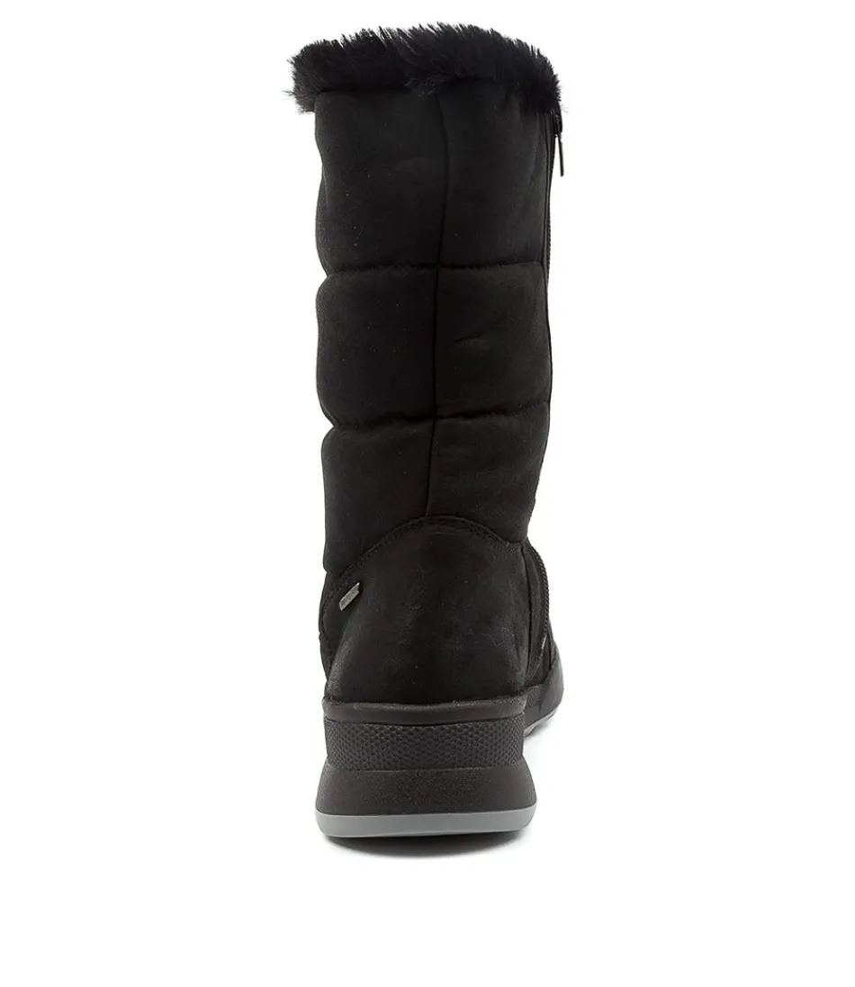 Botas ROMIKA Victoria 21 para Mujer - Negro Ébano con Estilo Casual y Ajuste Perfecto