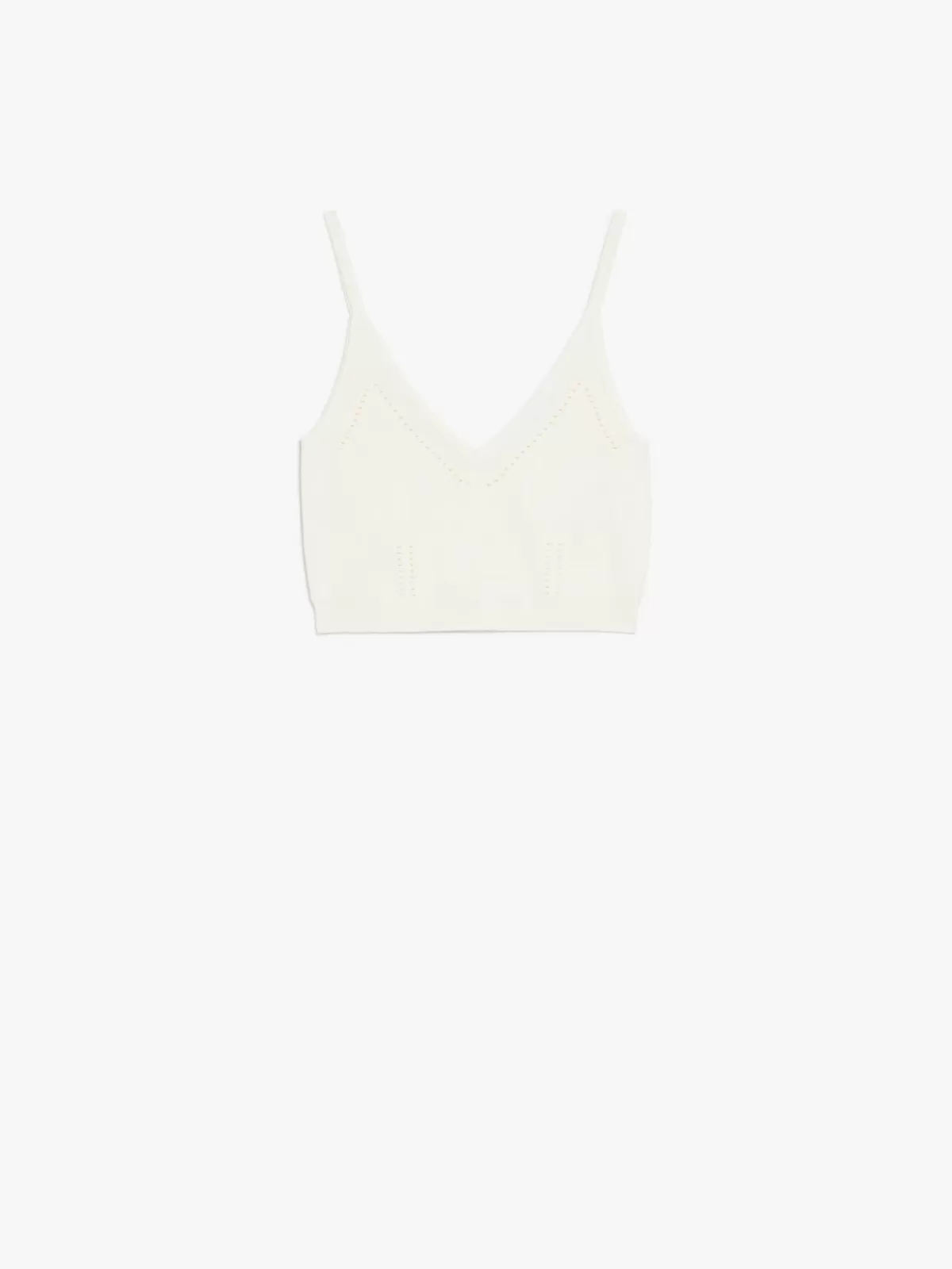 Prenda tejida Max Mara en viscosa suave - Blusa clásica color vainilla 

(Alternativa 2: Jersey ligero Max Mara diseño atemporal - Tonos crema en viscosa transpirable)