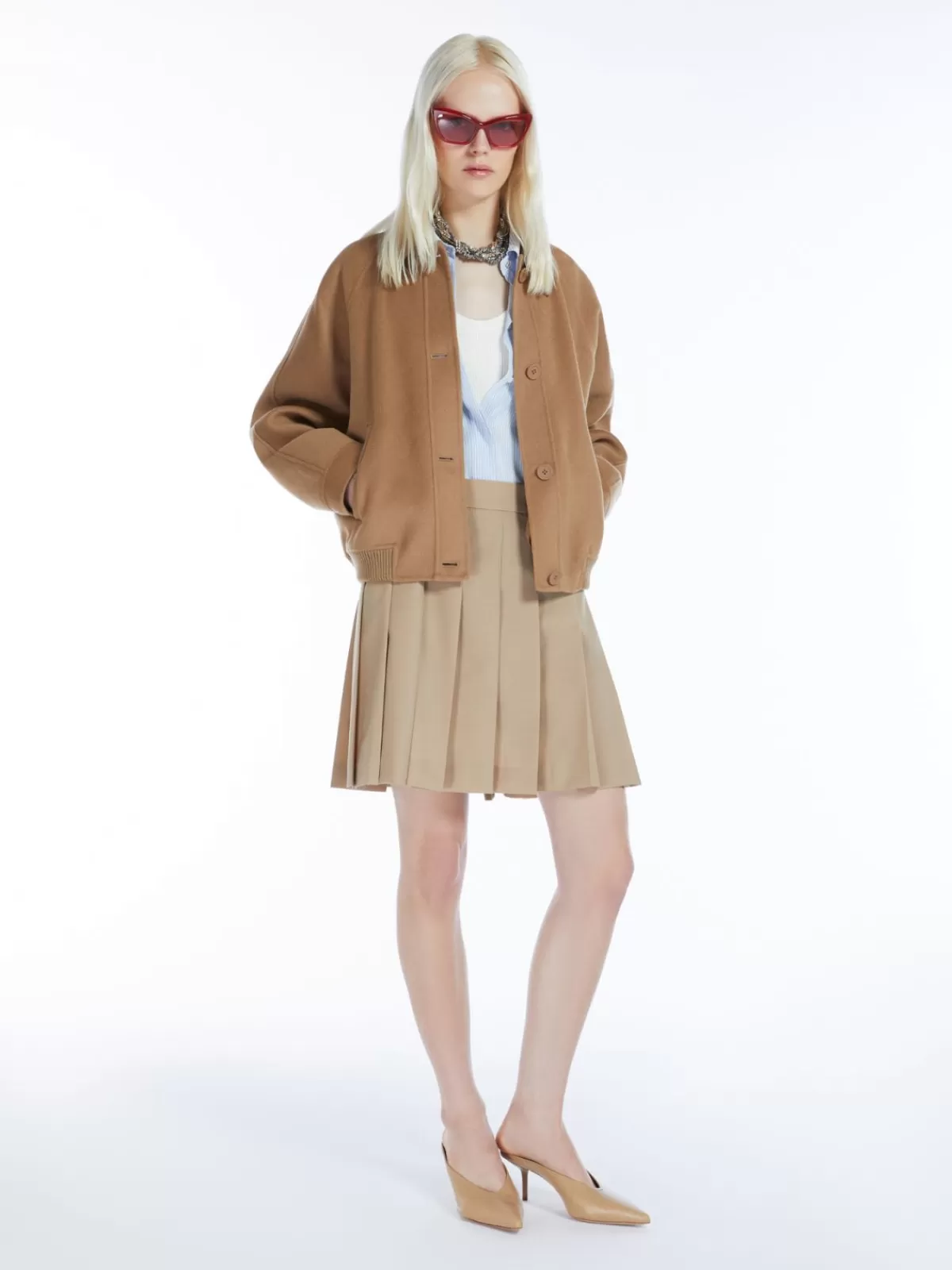 Suéter Max Mara en viscosa - Top de punto suave color marfil