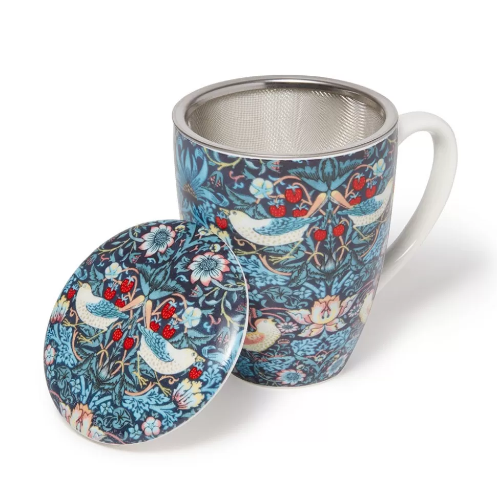 Vajilla Inspirada en William Morris - Juego de Té con Flores Silvestres Británicas | Colección Exclusiva de The Met Store