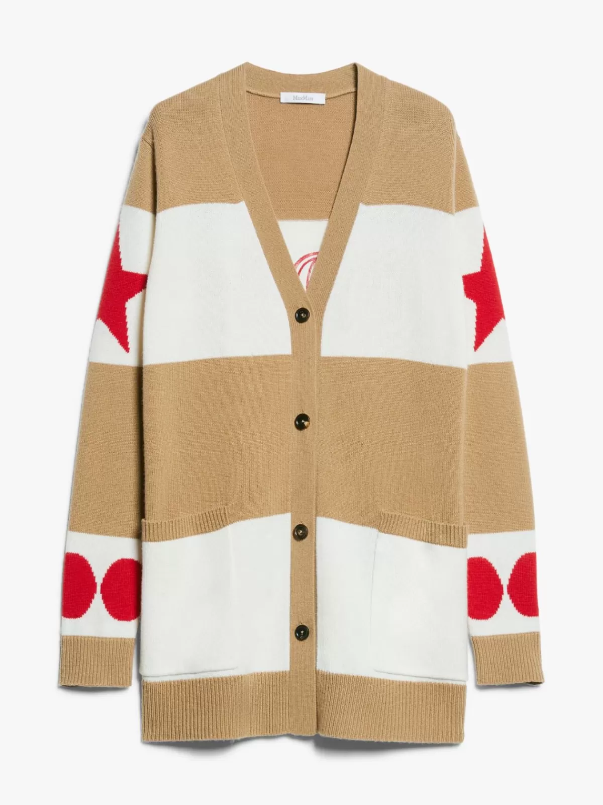 Cárdigan abrigado de lana y cachemira Max Mara | Tono camel invernal | Diseño clásico para armarios elegantes