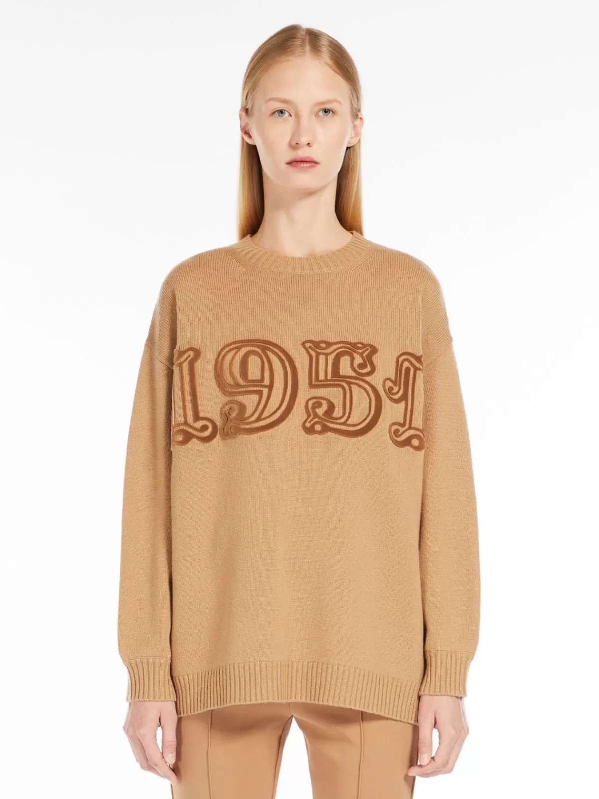 Suave Jersey de Invierno | Mezcla Premium de Lana y Cachemir | Tono Camel Clásico - Diseño de Max Mara
