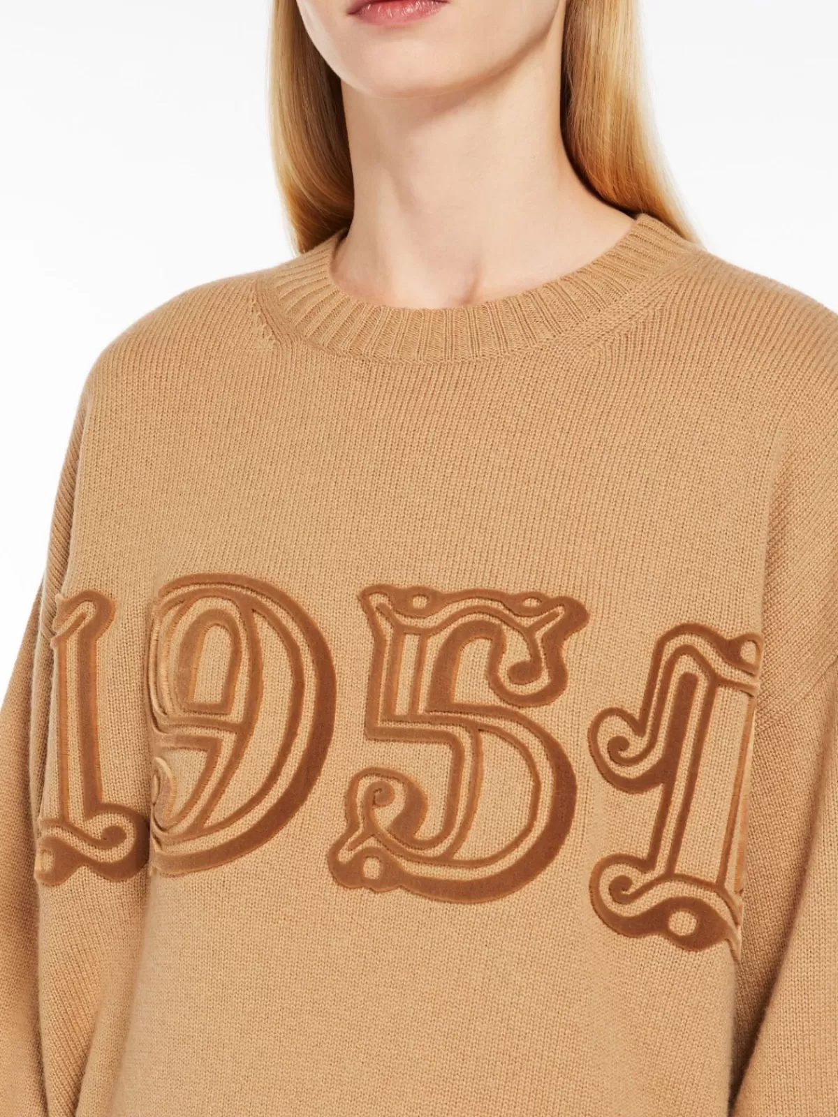 Suave Jersey de Invierno | Mezcla Premium de Lana y Cachemir | Tono Camel Clásico - Diseño de Max Mara