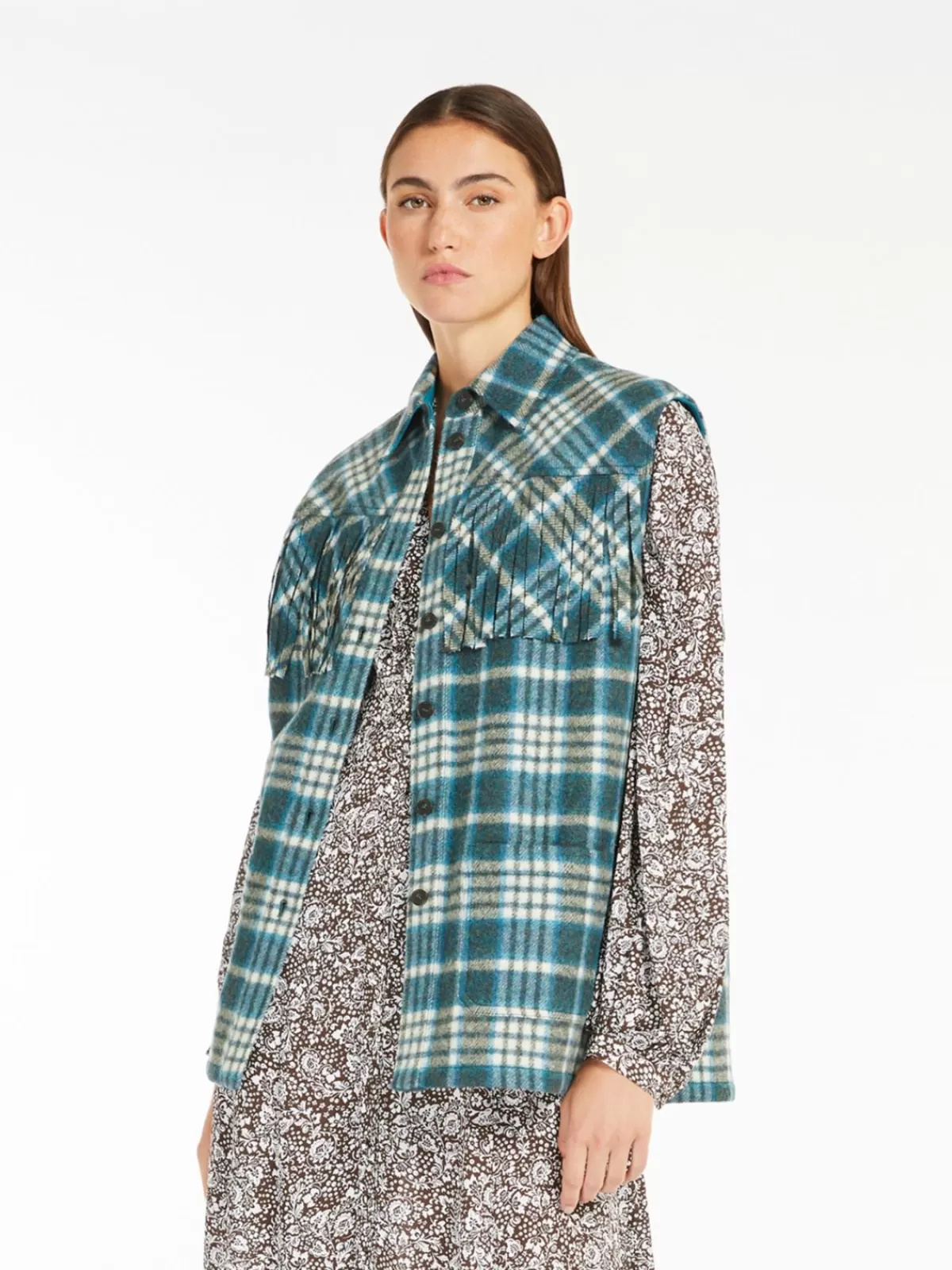 Chaleco clásico de lana franela Max Mara - Tono caqui elegante para looks sofisticados