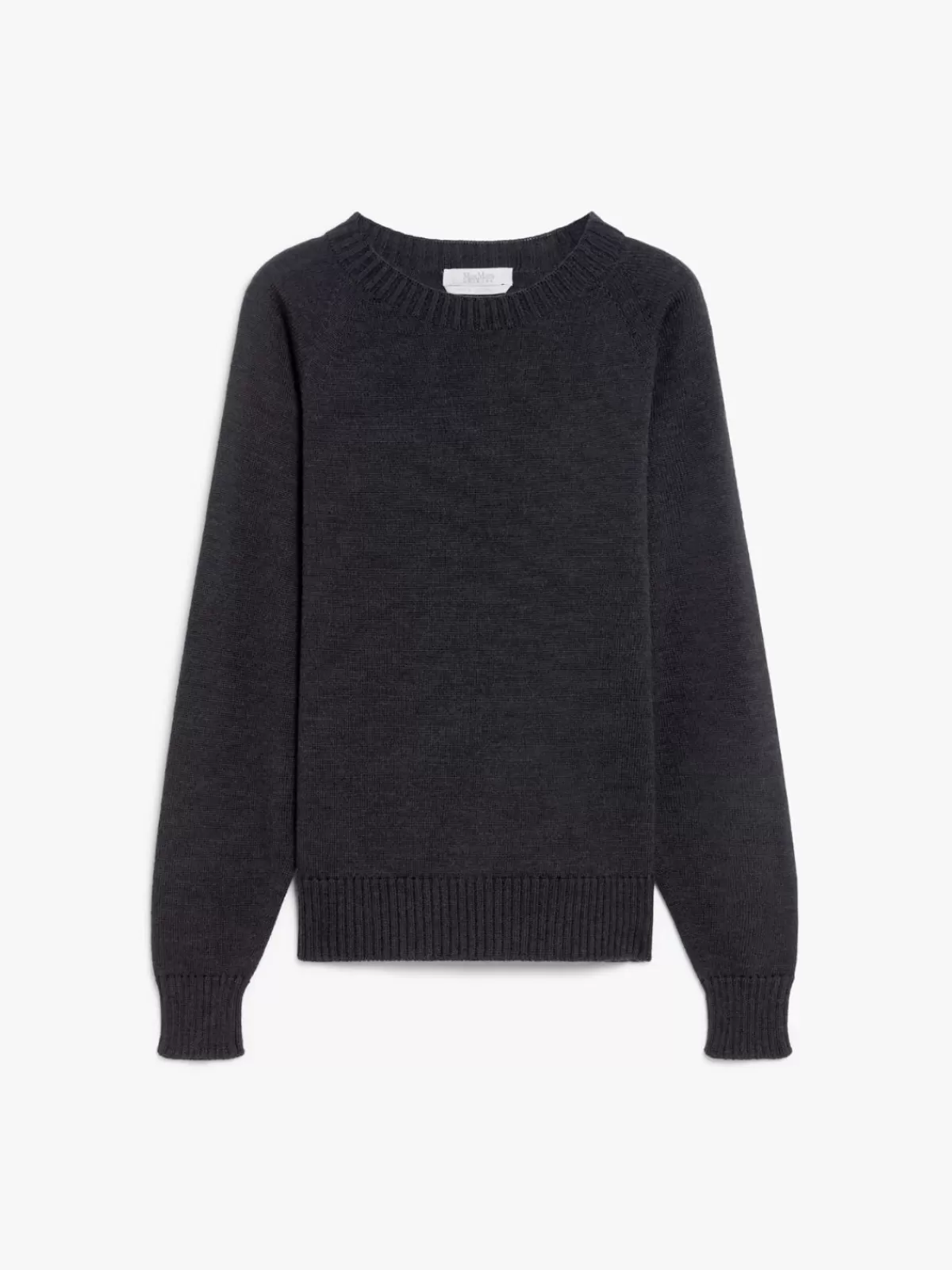 Max Mara - Jersey de lana cálido en gris carbón para invierno