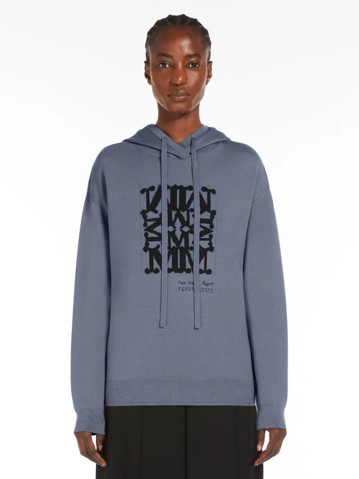 Sudadera de lana tejida Max Mara - Abrigo casual en tono agua suave