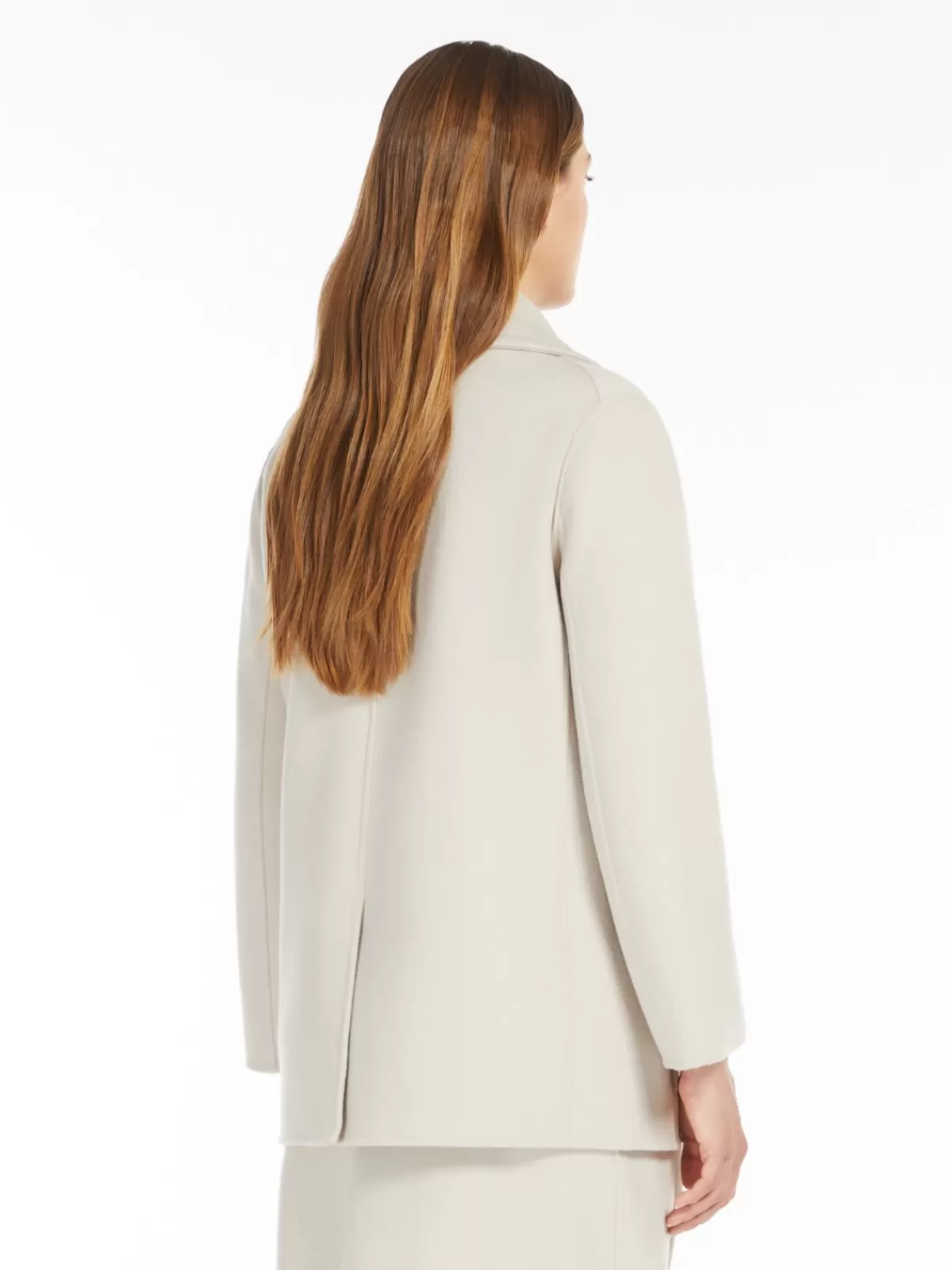 Chaqueta marinera en lana virgen Max Mara - Beige natural para elegancia atemporal