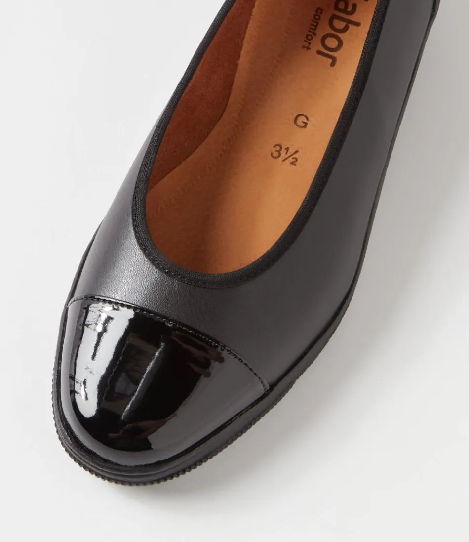 Zapatos Mujer GABOR Yvonne Schwarz - Calzado Cómodo en Cuero con Diseño Ergonómico y Estilo Elegante